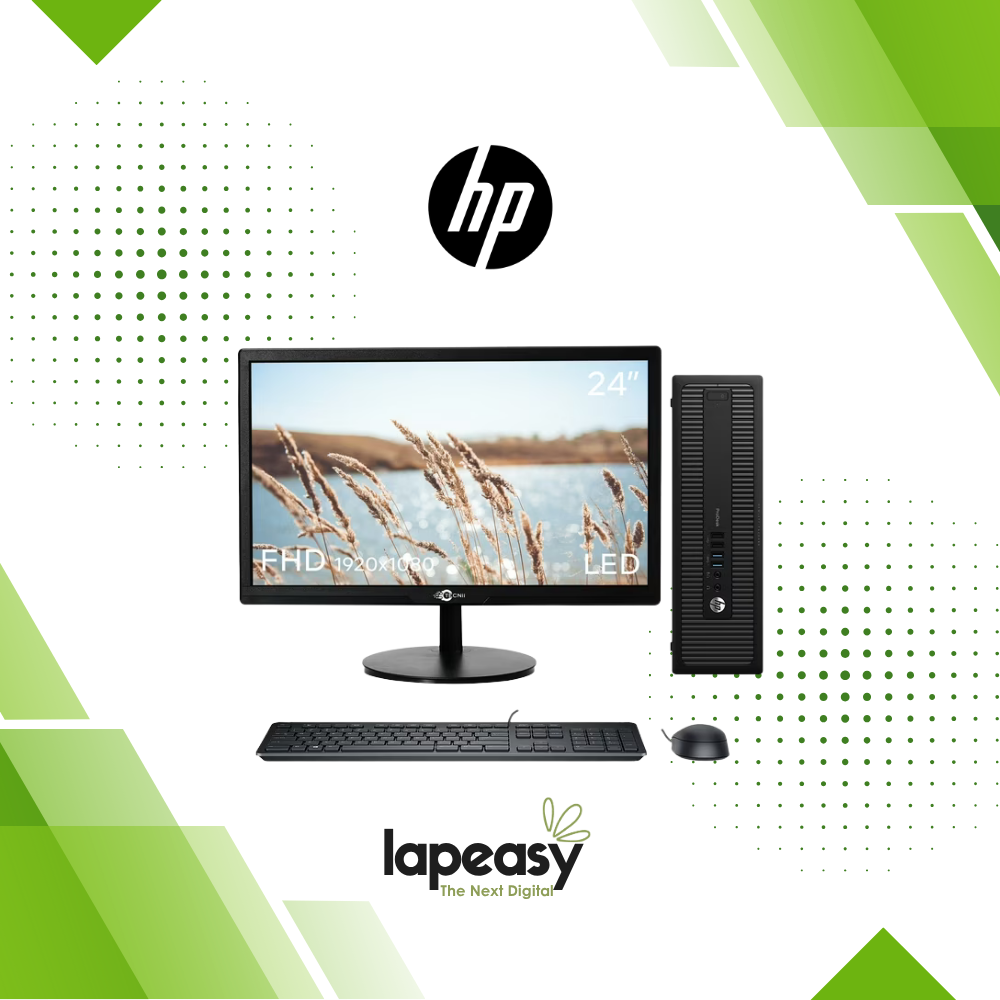 HP ProDesk 600 G2 All-in-One Desktop Computer Set | Intel i5-6th Gen | 19" HD LCD Monitor | Wired KB & Mouse | Speakers| Wi-Fi | Win 10 Pro | Refurbished
